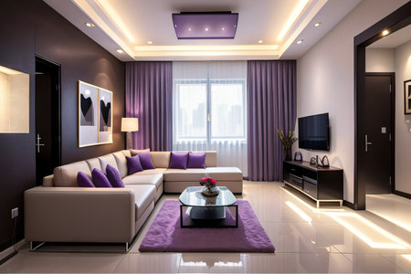 modern living roomの素材