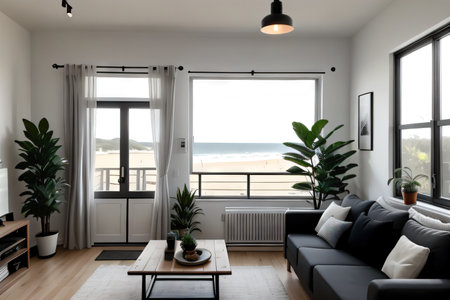 modern living roomの素材