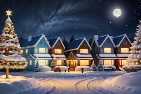 Cute European houses in the Scandinavian style on the waterfront of the cityの素材