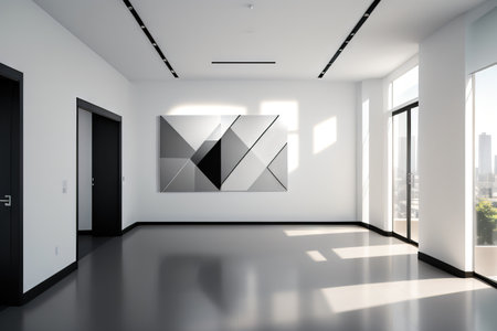 Elegant abstract geometric Design template or mock upの素材