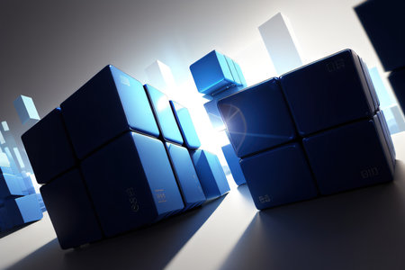 Blue background abstract style Background Desktop Wallpaperの素材