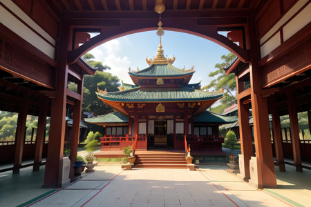 Step into a new with a vision of sustainable living that blends technology and green energyの素材