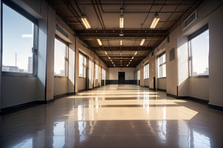 corridor in theの素材