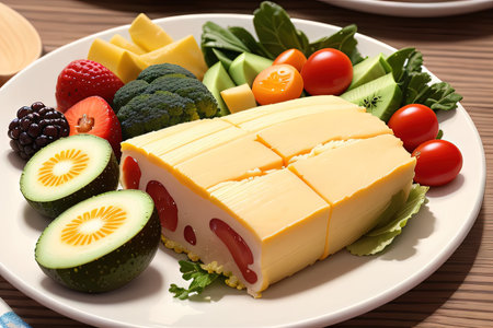 Healthy eating food balance proper nutrition Keto Plan your Ketones Healthy balanced food and dieting fitness and sport Ketosisの素材