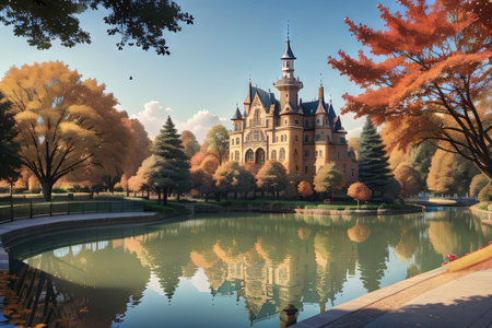 autumn in the parkの素材