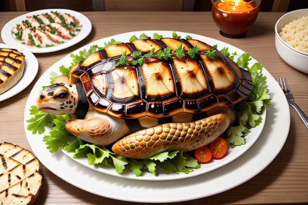 Thanksgiving Homemade Roasted Top view flat lay Copyの素材