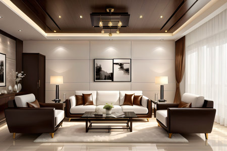 Stylish Living Modern Interior Designの素材