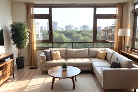 modern living roomの素材