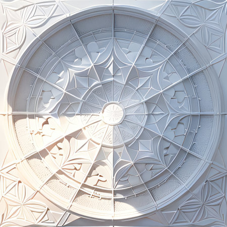 Abstract white bio shapesの素材