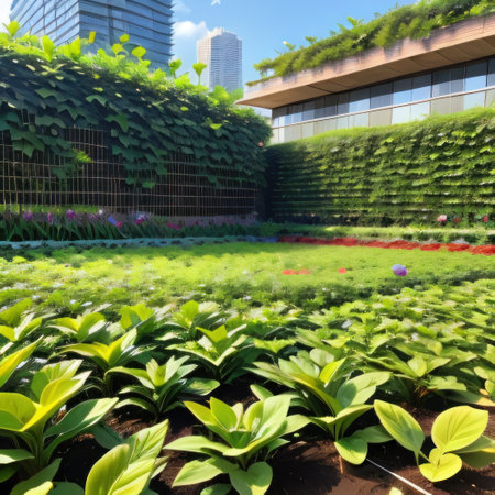 plants growing on a backgroundの素材