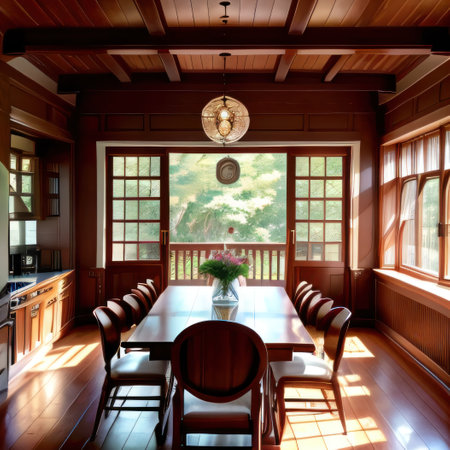beautiful interior design and wallpaper technologyの素材