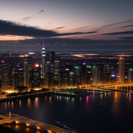 A magical city in an unknown locationの素材