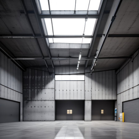 of abstract geometric architecture in concreteの素材