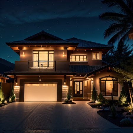 A luxury villの素材