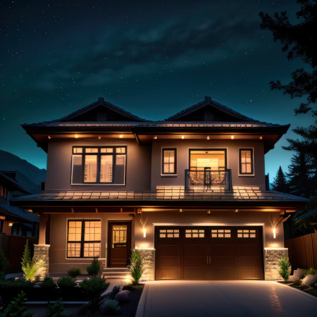 A luxury villの素材