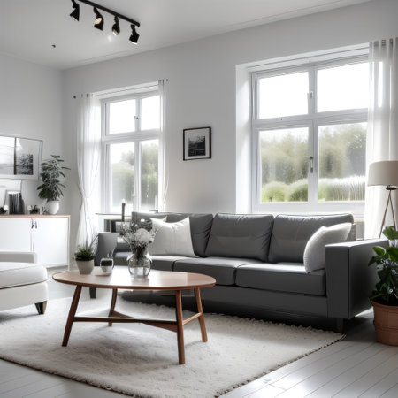 Scandinavian livingroom Contemporary Interiorの素材