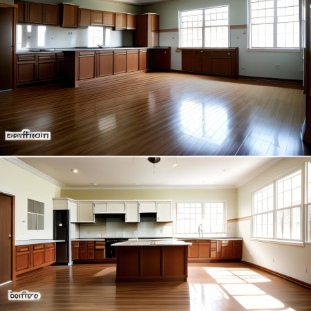 Concept of home showing the transformation and renovation process of aの素材