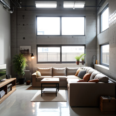 Modern interior in industrialの素材