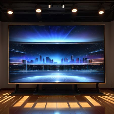 Tv Backdrop for TV shows on Newsの素材