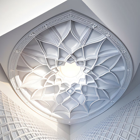 Abstract white bio shapesの素材