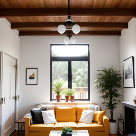Bold and Bright Living Room Decor for Vibrantの素材
