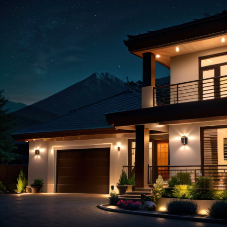 A luxury villの素材