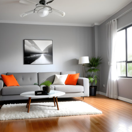 retro art trendy wall art grey white and blackの素材