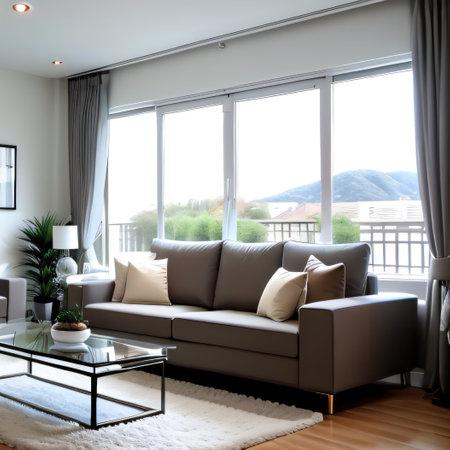 modern living roomの素材