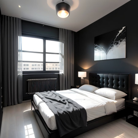 dark background chic and stylish empty table with a polished black marbleの素材