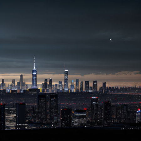 City Skyline Urban Business and Architectureの素材