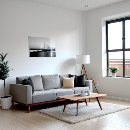 Modern living room interior made withの素材