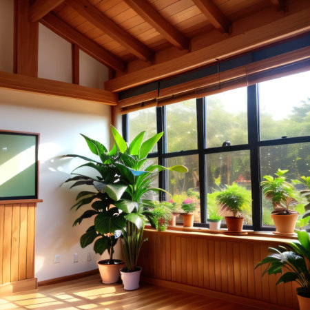 interior of a modern houseの素材
