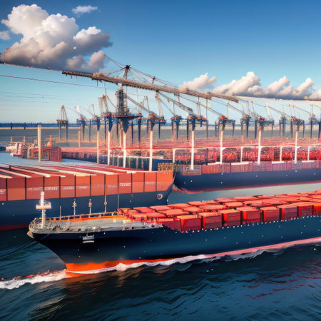 Lots of Tower Cranes on Construction Siteの素材