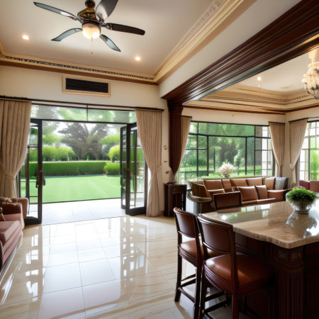 A Architectural Marvel with Luxurious Interiors andの素材