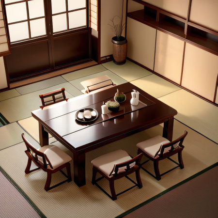 style japanese zen kitchen interior designの素材