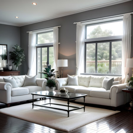 of luxury interior room wall with classic white furniture and dark tealの素材