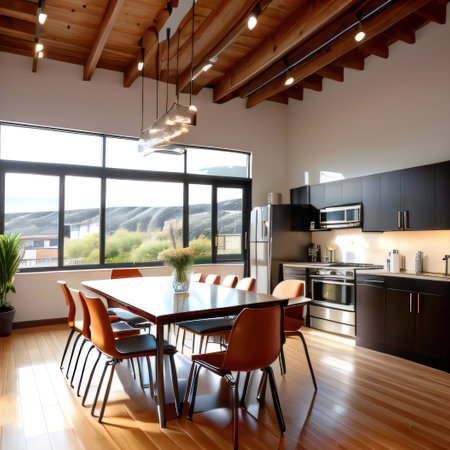 modern loft area interiorの素材