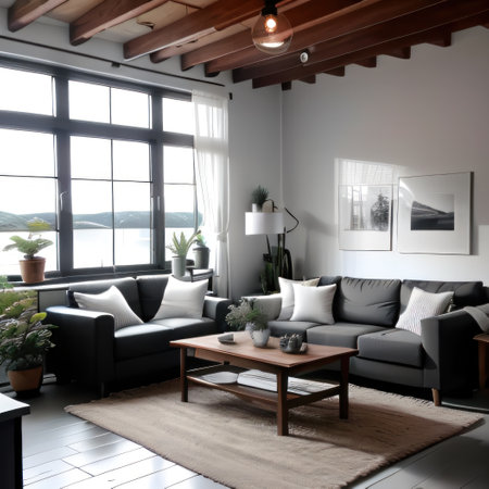 modern living room interiorの素材