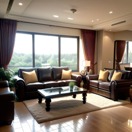 luxury living room interiorの素材