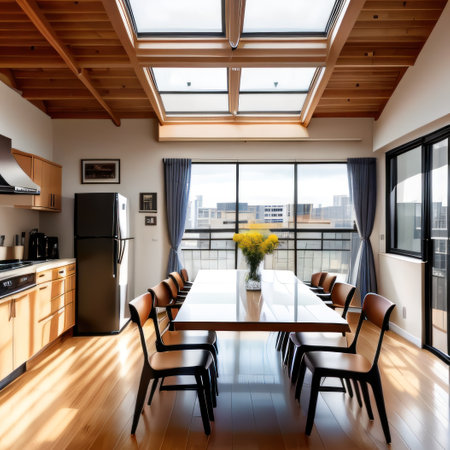 modern loft area interiorの素材