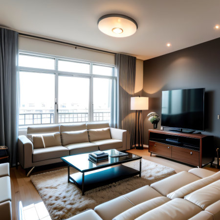 Modern style interior of living room in luxuryの素材