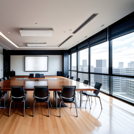 interior of a modernの素材