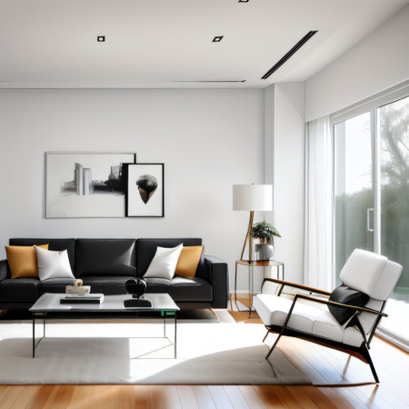 modern living roomの素材