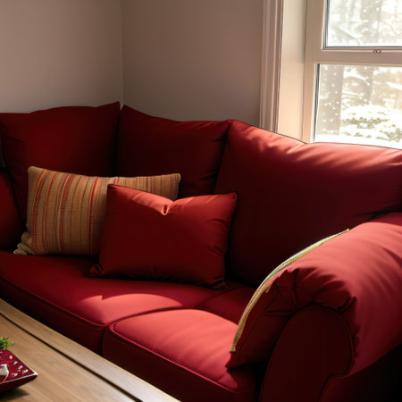 of a inspired living room with aの素材