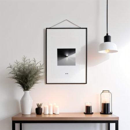 Space with modern wall featuring a sleek design and white background for aの素材