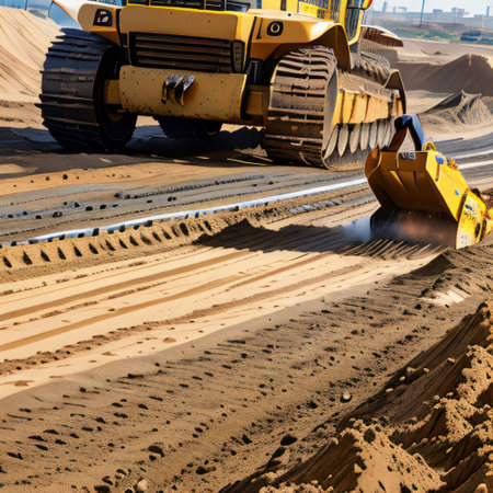 Background of construction siteの素材