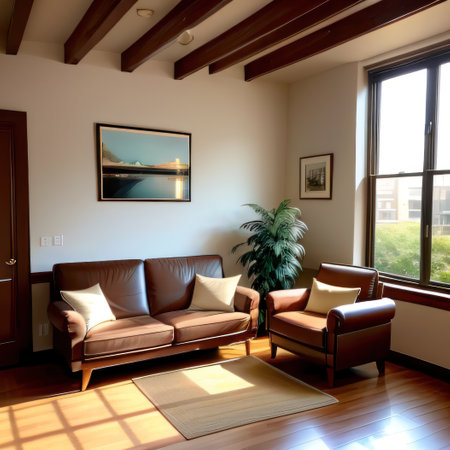 modern living roomの素材