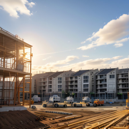 Sunlit Construction Building a Dream Homeの素材