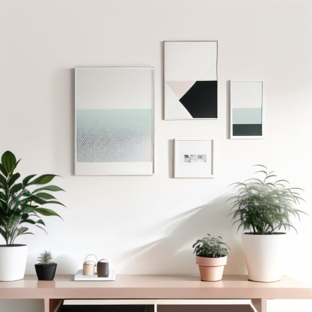 Interior Simple mood board inspiration design in pastel colors paletteの素材