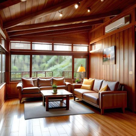 interior of modern living roomの素材